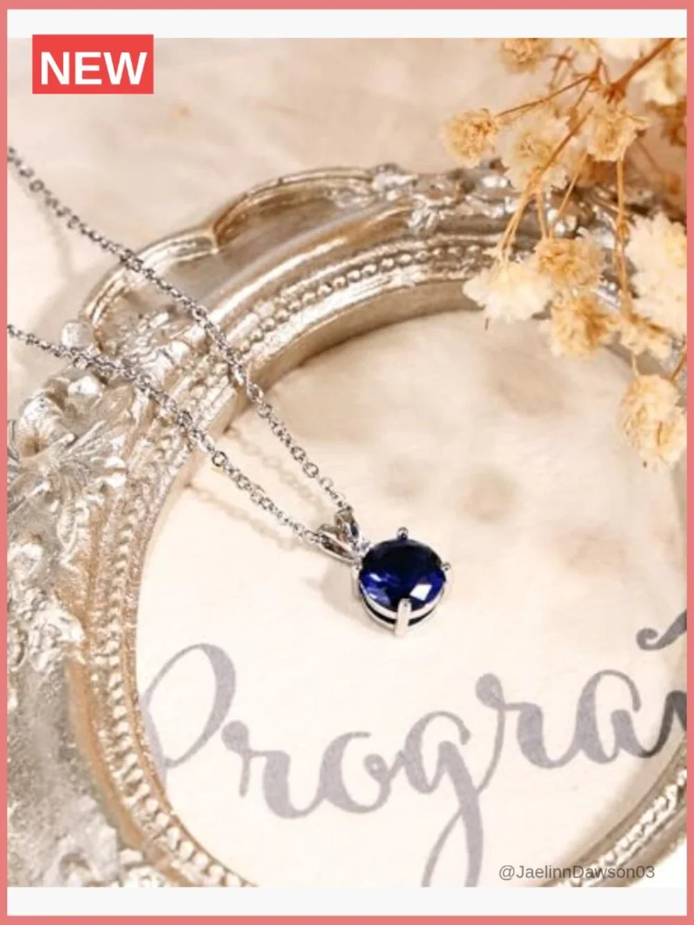 8mm Cubic Zirconia 925 Sterling Silver Pendant Necklace Dainty 18in Chain